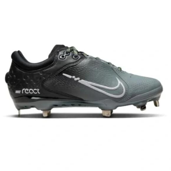 NWT Nike Women's Hyperdiamond 4 Elite Metal Fastpitch Softball Cleats - Picture 3 of 9